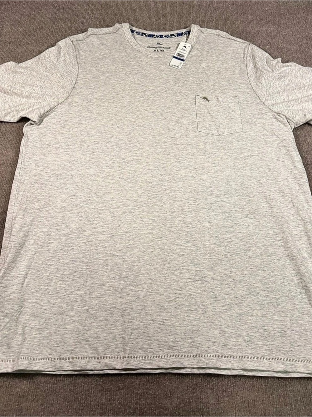 Tommy Bahama Bali Beach Crew SS Tee Men's Gray XL Tee